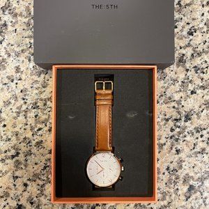 The 5th Watch, Rider, Rose Gold & Tan